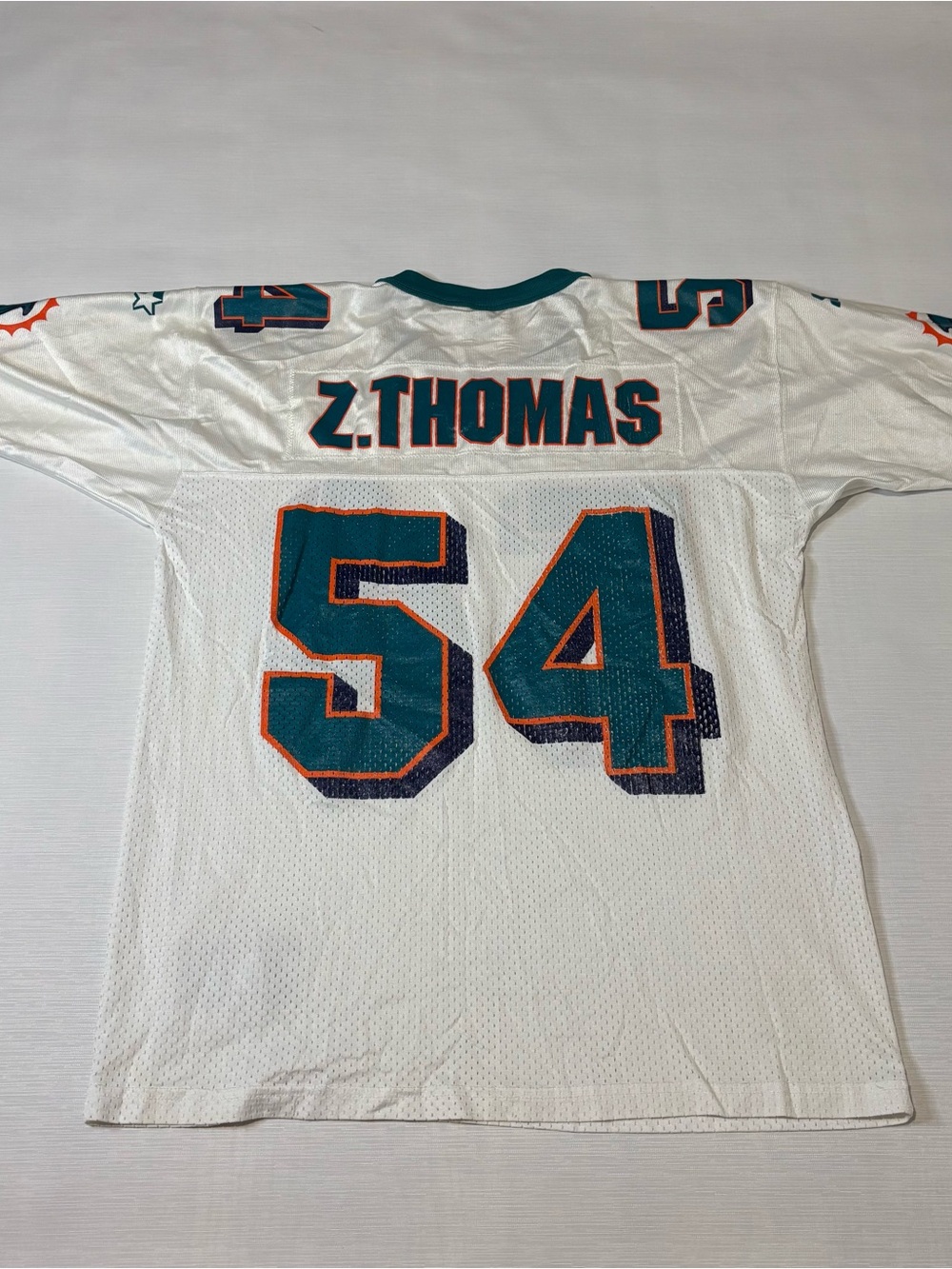 Vintage 90s Zach Thomas starter jersey miami dolphins #54 football nfl Sz 46 M - Picture 2 of 8